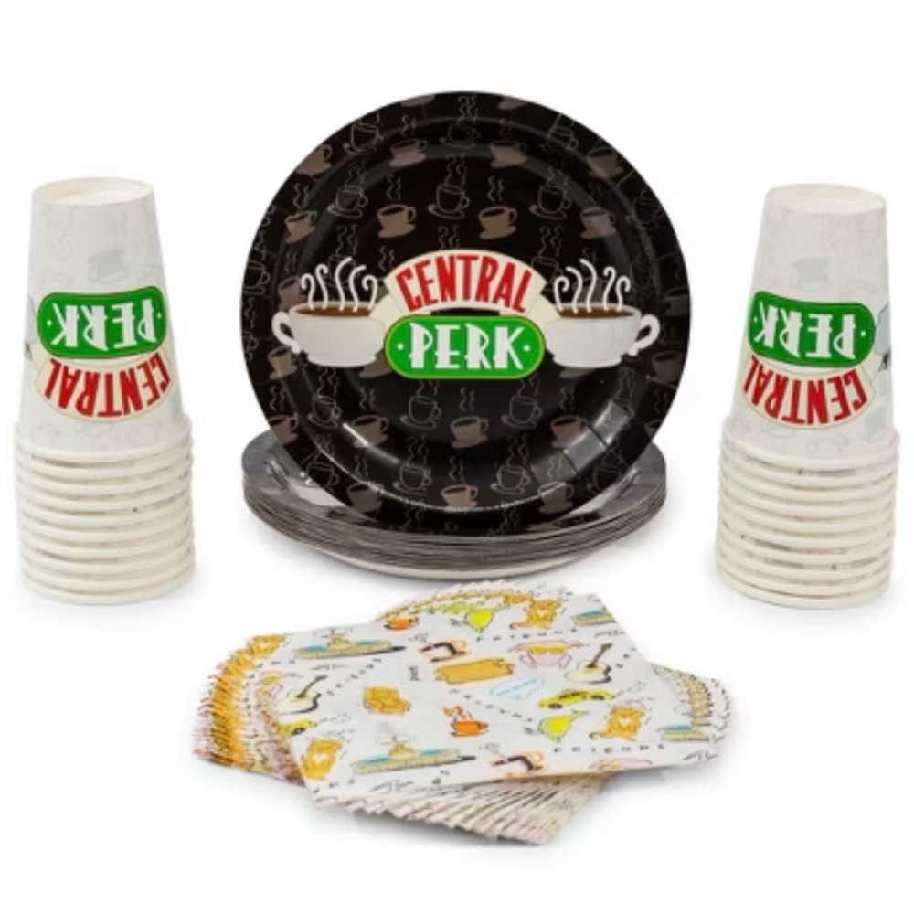 NIB Friends tableware set